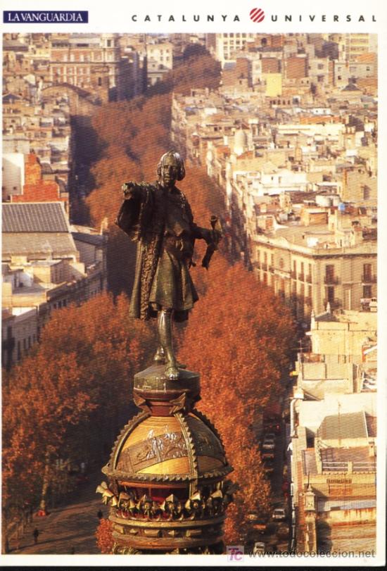 Postales: BARCELONA. LES RAMBLES. EL PLA DE L&acute;OS Y EL LICEU - Foto 1