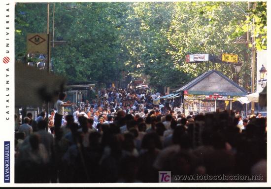 Postales: BARCELONA. LES RAMBLES - Foto 1