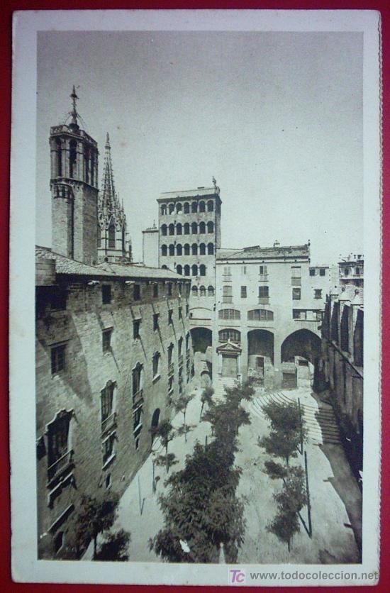 Postales: BARCELONA - LA PLAZA DEL REY - Foto 1