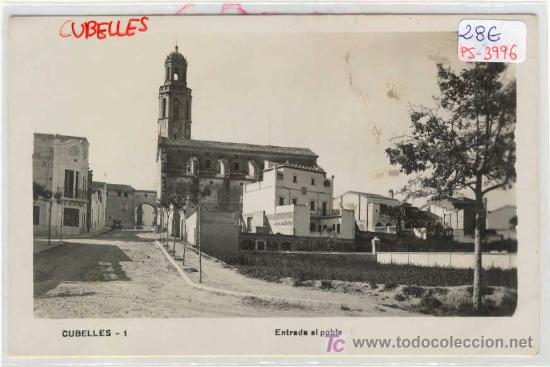 Postcards: (PS-3996)POSTAL DE CUBELLES-ENTRADA AL POBLE
