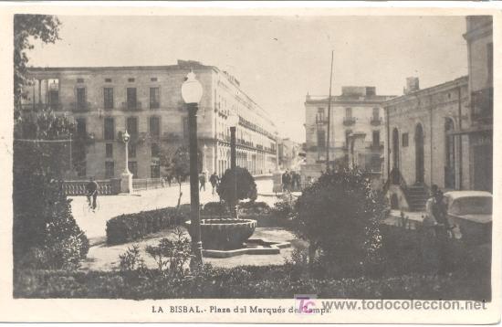 Postales: LA BISBAL PLA&Ccedil;A DEL MARQU&Egrave;S DE CAMPS - Foto 1