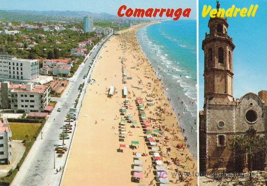 Postales: COMARRUGA- VENDRELL N&ordm;24, PLAYA - Foto 1