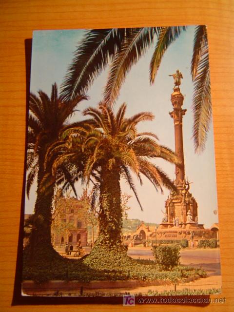 Postales: POSTAL BARCELONA MONUMENTO A COLON - Foto 1