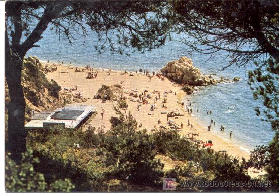 Postales: CALELLA DE LA COSTA PLAYA DEL ROC - Foto 1