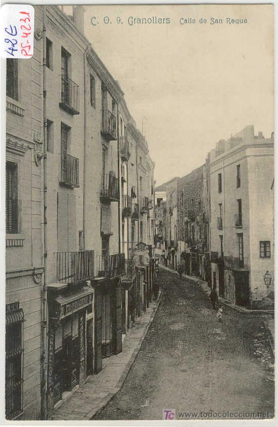 Postkarten: (PS-4231)POSTAL DE GRANOLLERS-CALLE DE SAN ROQUE