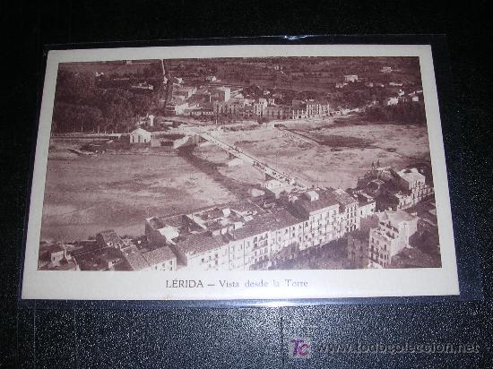 Postales: LERIDA- VISTA DESDE LA TORRE.-14X9 CM. .-