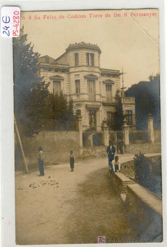 Postcards: (PS-4280)POSTAL DE SAN FELIU DE CODINES-TORRE DE DON R.PERMANYER