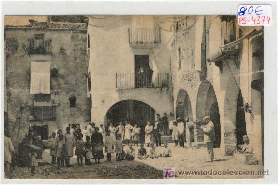 Postcards: (PS-4374)POSTAL DE VILANOVA DE MEIA(LLEIDA)-PLASSA MAJOR
