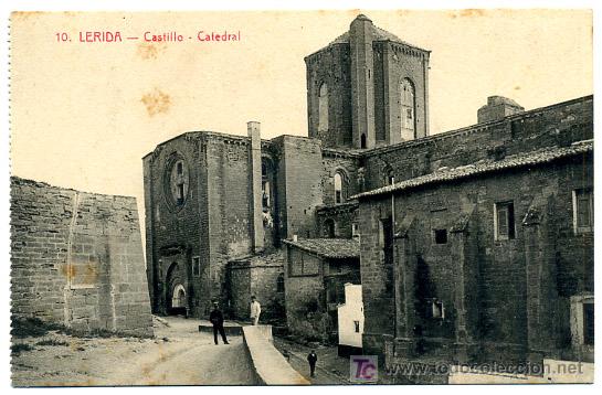Postales: LERIDA , CASTILLO , CATEDRAL , SOL Y BENET IMPRESOR , P20079