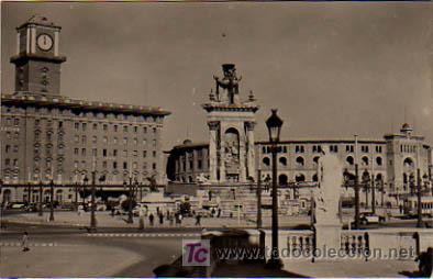 Postales: BARCELONA. PLAZA ESPA&Ntilde;A. - Foto 1