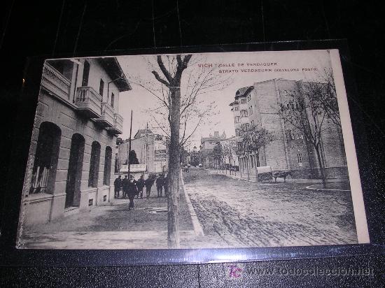 Postales: VICH, CALLE DE VERDAGUER - Foto 1