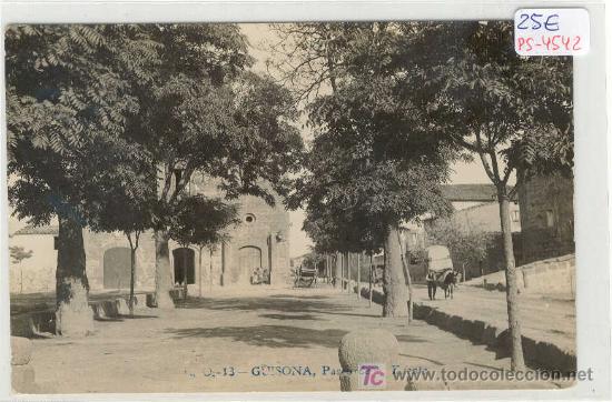 Postkarten: (PS-4542)POSTAL FOTOGRAFICA DE GUISONA(LLEIDA)-PASEO DE LA FUENTE