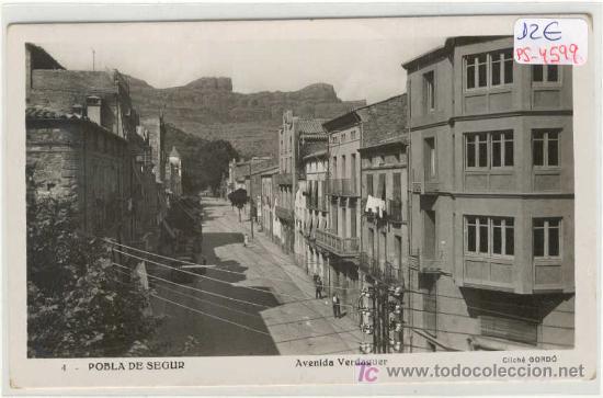 Postales: (PS-4599)POSTAL DE POBLA DE SEGUR-AVENIDA VERDAGUER