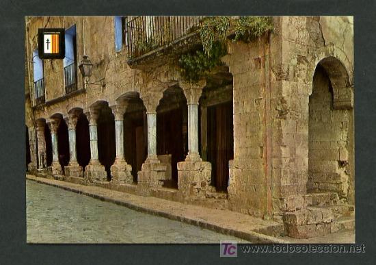 Postais: Besal&uacute;. *Porxos Rom&agrave;nics* Ed. Fisa n&ordm; 4899. Escrita