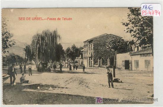 Postkarten: (PS-4794)POSTAL DE LA SEO DE URGEL(LLEIDA)-PASEO TETUAN