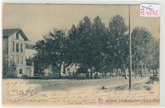 Postkarten: (PS-4792)POSTAL DE LA SEO DE URGEL(LLEIDA)-PASEO  DE TETUAN