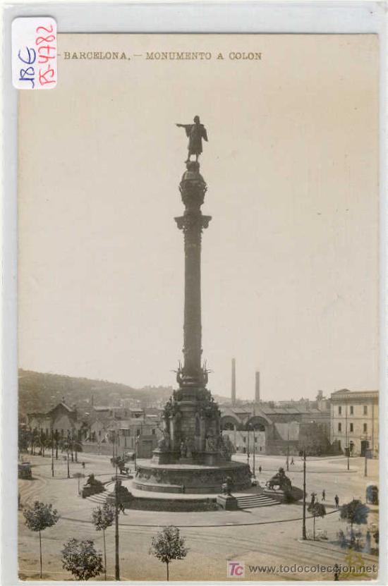Postkarten: (PS-4782)POSTAL FOTOGRAFICA DE BARCELONA-MONUMENTO A COLON