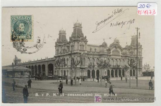Postkarten: (PS-4773)POSTAL FOTOGRAFICA DE BARCELONA-EMBARCADERO DEL MUELLE