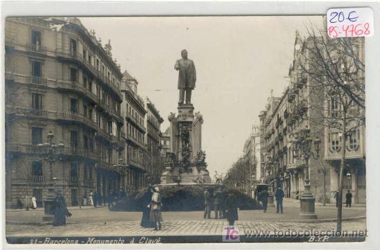Postcards: (PS-4768)POSTAL FOTOGRAFICA DE BARCELONA-MONUMENTO A CLAVE