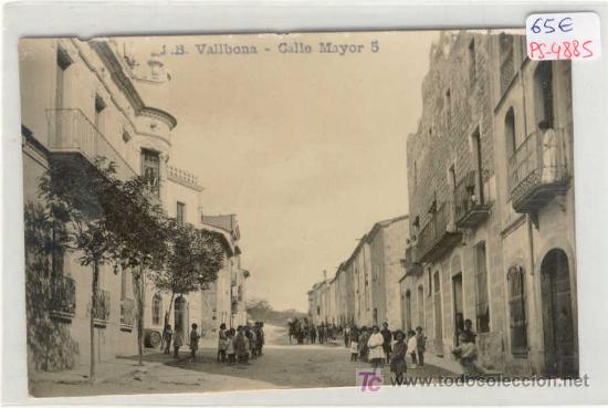 Postkarten: (PS-4885)POSTAL FOTOGRAFICA DE VALLBONA-CALLE MAYOR