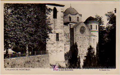 Cartoline: CALDES DE MONTBUY. ERMITA DEL REMEDIO. (R. GASS&Oacute; FOT.).
