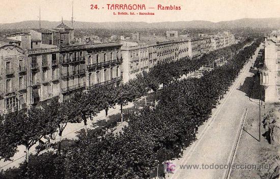 Postales: 24 TARRAGONA - RAMBLAS, L.ROISIN - Foto 1