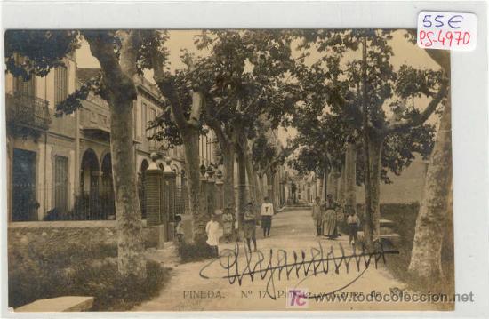 Postkarten: (PS-4970)POSTAL FOTOGRAFICA DE PINEDA DE MAR-PAISEIG Y CARRER MAR