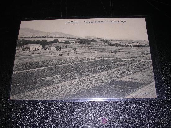 Postcards: 2 MASNOU - VISTA DE LA FONT, PLANCHETA Y GAYO