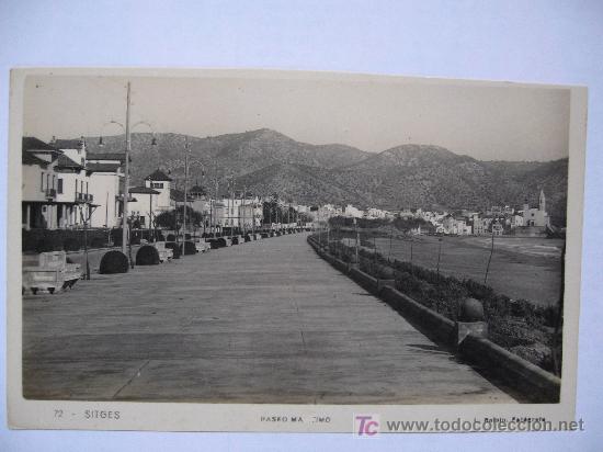 Postales: SITGES  -  PASEO MARITIMO  - SIN CIRCULAR - Foto 1