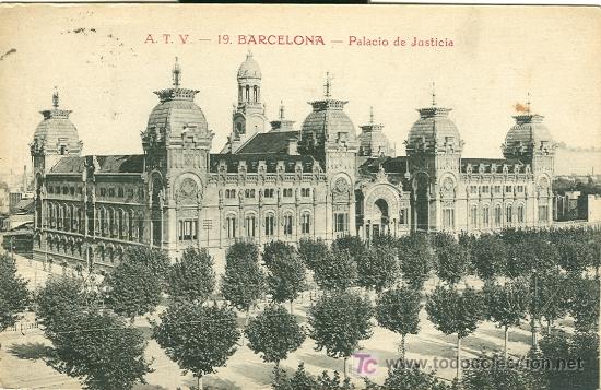 Postales: BARCELONA. PALACIO DE JUSTICIA. - Foto 1