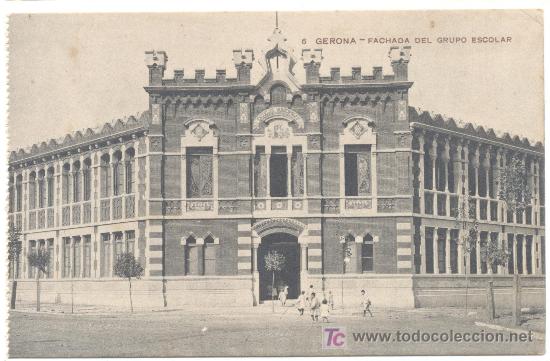 Postales: GRUPO ESCOLAR GIRONA - Foto 1