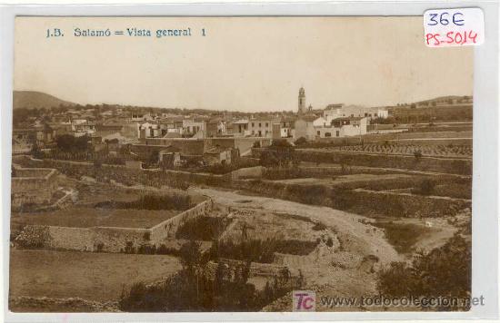 Postkarten: (PS-5014)POSTAL FOTOGRAFICA DE SALAMO-VISTA GENERAL