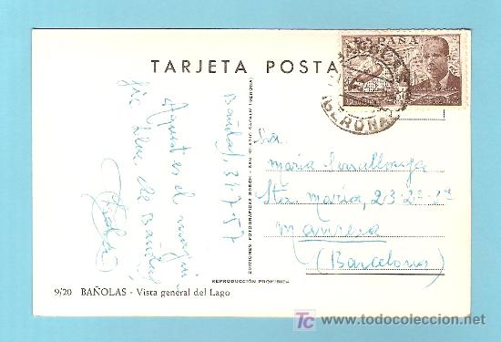 Postales: POSTAL DE BA&Ntilde;OLAS (BANYOLES) - Foto 2