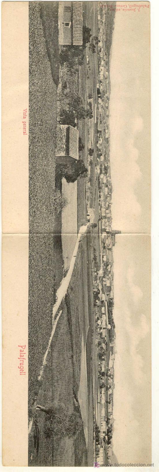 Postkarten: (PS-5129)POSTAL DOBLE DE PALAFRUGELL(GIRONA)-VISTA GENERAL