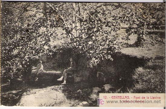 Postales: CENTELLAS                   *    FONT DE LA LLAVINA   * - Foto 1