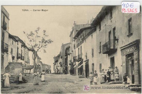 Postkarten: (PS-5165)POSTAL DE TONA-CARRER MAJOR