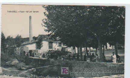 Postales: POSTAL DE TARADELL,VAPOR VIST PER DEVANT - Foto 1