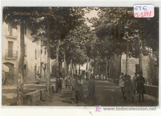 Postkarten: (PS-5191)POSTAL FOTOGRAFICA DE CENTELLAS-EL PASEO