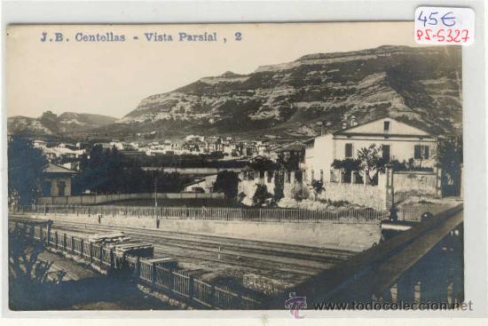 Postkarten: (PS-5327)POSTAL FOTOGRAFICA DE CENTELLAS-VISTA PARCIAL DE LA ESTACION Y FERROCARRIL