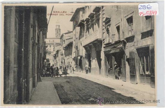 Postkarten: (PS-5341)POSTAL DE MANLLEU-CARRER DEL PONT