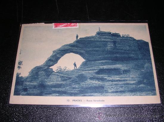 Postales: 12 PRADES - ROCA FORADADA - Foto 1