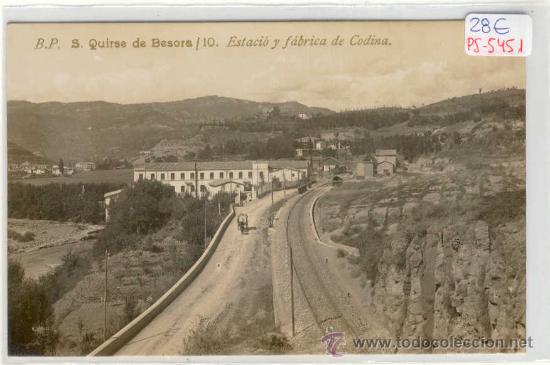 Postkarten: (PS-5451)POSTAL DE FOTOGRAFICA DE SAN QUIRSE DE BESORA-ESTACIO FERROCARRIL Y FABRICA CODINA
