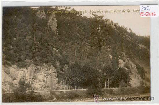 Postcards: (PS-5446)POSTAL DE FOTOGRAFICA DE SAN QUIRSE DE BESORA-PAISATJE EN LA FONT DE LA TORRASSA