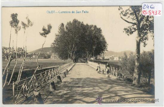 Postkarten: (PS-5432)POSTAL FOTOGRAFICA DE OLOT-CARRETERA DE SAN FELIU