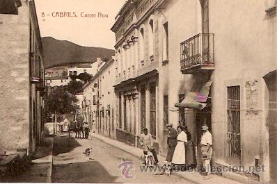 Postales: POSTAL CABRILS CARRER NOU - Foto 1