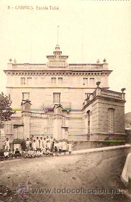 Postales: POSTAL CABRILS  ESCUELA TOLRA - Foto 1
