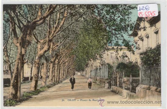 Postales: (PS-5545)POSTAL DE OLOT-PASEO DE BARCELONA - Foto 1