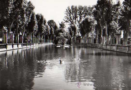 Postales: N.3 LERIDA, CAMPOS ELISIOS, ESTANQUE