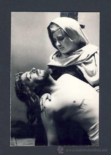 Postales: Postal d' ESPARREGUERA: Actors de La Passi&oacute;