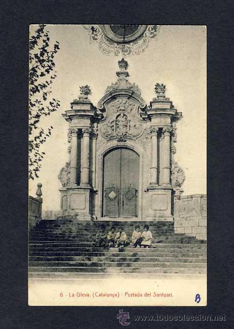 Postcards: Postal de LA GLEVA: Portada del Santuari (Angel Toldr&agrave; num.6) (animada)